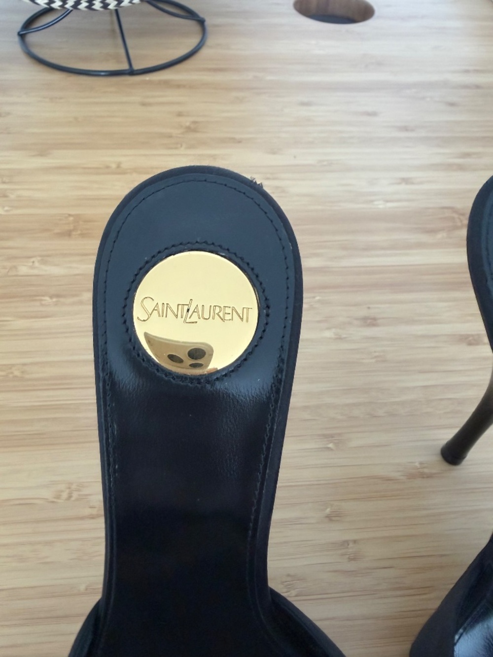 New SAINT LAURENT Tuxedo Sandal Size 36.5 - Box Included RRP $1,050 - Picture 3 of 7